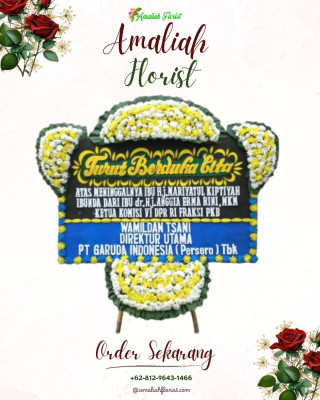 Papan Bunga Duka di Tulang Bawang Barat